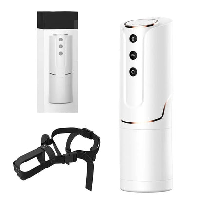 "PleasureMax" – Masturbateur Automatique Telescopique avec Rotation et Simulation de Sexe Oral