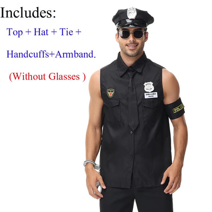 "Sheriff Night" – Costume de Policier Séduisant