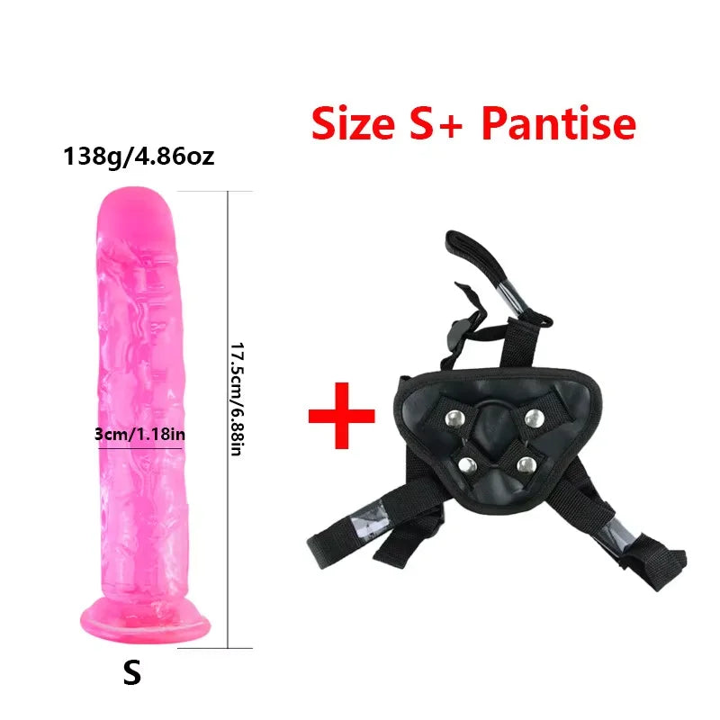 "DynaStrap" – Strap-On Ajustable & Stimulation Maximale