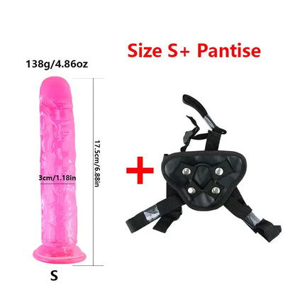 "DynaStrap" – Strap-On Ajustable & Stimulation Maximale