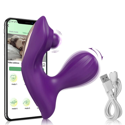"WigglePulse" – Vibrateur Bluetooth avec Tête Mouvante et Stimulation du G-Spot