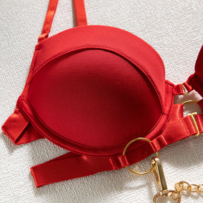 Eclipse Métallique – Ensemble Lingerie 5 Pièces