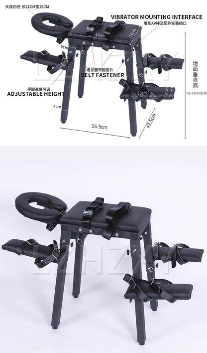 OctoX – Chaise Érotique Polyvalente pour BDSM & Plaisirs en Couple