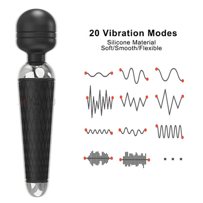 "MagicPulse" – Baguette Vibrante 20 Modes