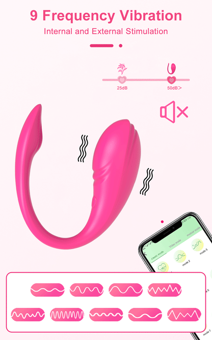 "LushEgg" – Vibromasseur Œuf Connecté & Télécommandé