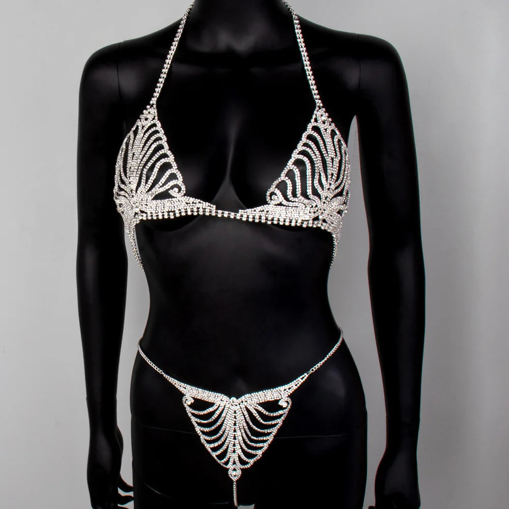Crystal Maze – Ensemble Strass & Transparence