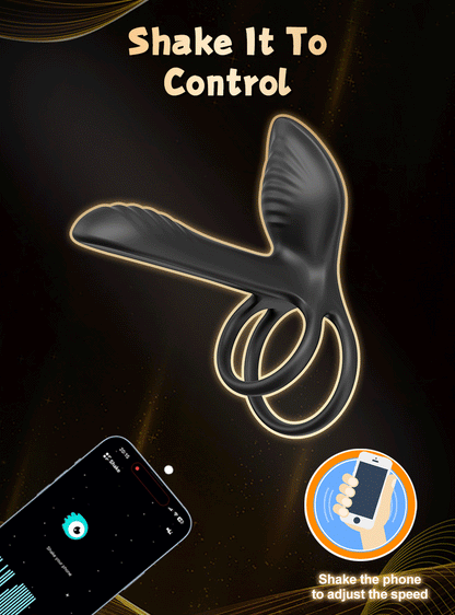 "VibeLock" – Anneau Vibrant Bluetooth pour Couples