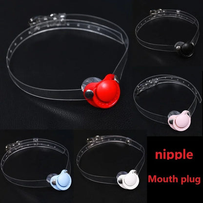 Gag Tétine BDSM - Accessoire Sensuel & Fétichiste