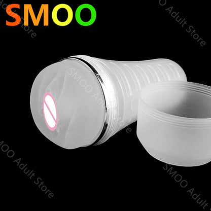 "Flesh the Light" – Vagin Artificiel Transparent Ultra-Réaliste pour Masturbation Manuelle