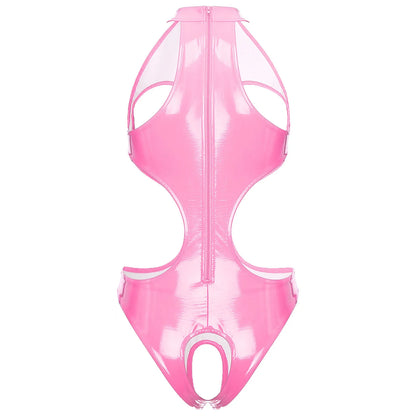 Midnight Desire – Body Vinyle Ouvert Ultra Sexy