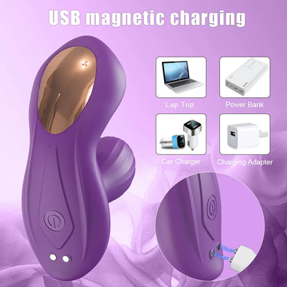 "WigglePulse" – Vibrateur Bluetooth avec Tête Mouvante et Stimulation du G-Spot