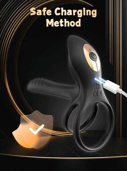 "VibeLock" – Anneau Vibrant Bluetooth pour Couples