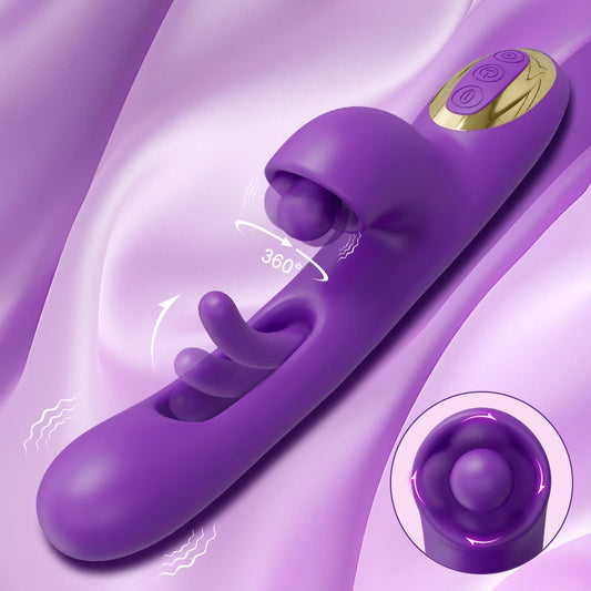 "Tap & Vibe" – Vibrateur G-Spot avec Fonction Tapping et Stimulation du Clitoris