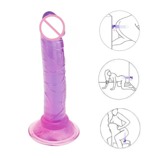 "Sensual Bliss" – Dildo Strap-On avec Stimulateur G-Spot et Clitoris