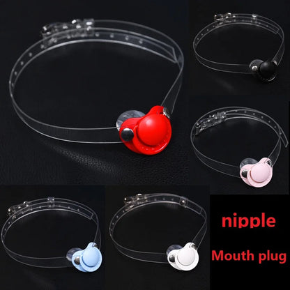 Gag Tétine BDSM - Accessoire Sensuel & Fétichiste
