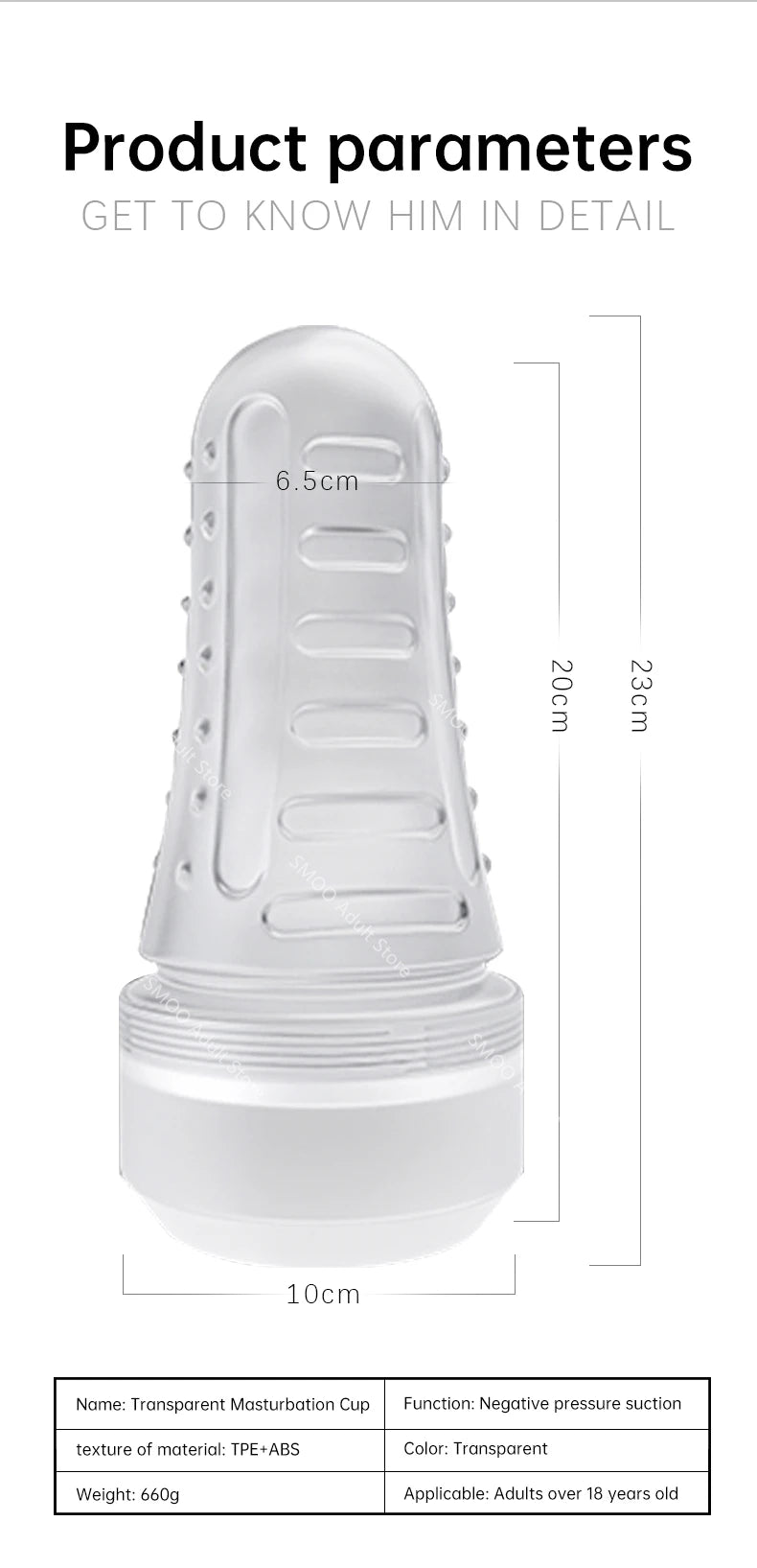 "Flesh the Light" – Vagin Artificiel Transparent Ultra-Réaliste pour Masturbation Manuelle